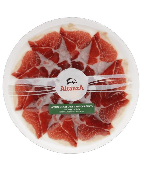 Piatto di prosciutto iberico da allevamento all’aperto — Altanza · 80 g