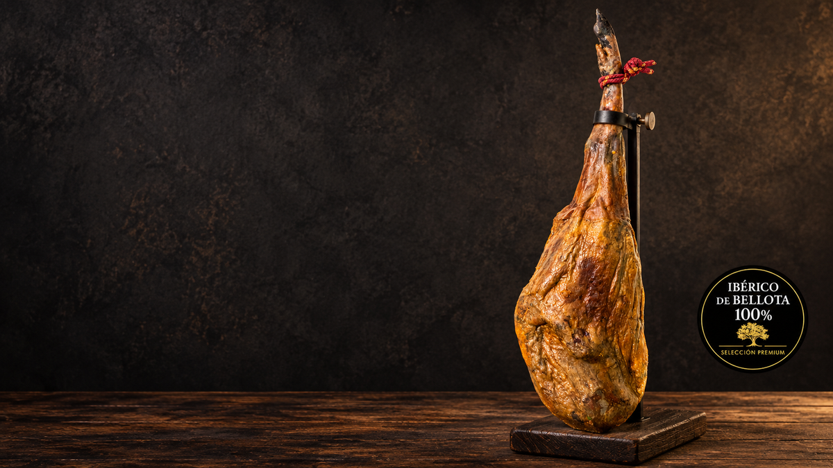 Jamón de bellota 100% ibérico Selección Premium Paco Heredia en pieza entera