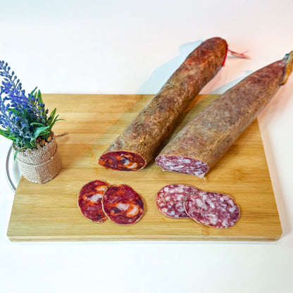 Pack ibérico de bellota Paco Heredia con chorizo y salchichón 100% ibéricos