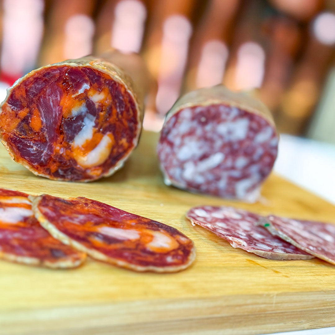 Pack ibérico de bellota Paco Heredia con chorizo y salchichón 100% ibéricos