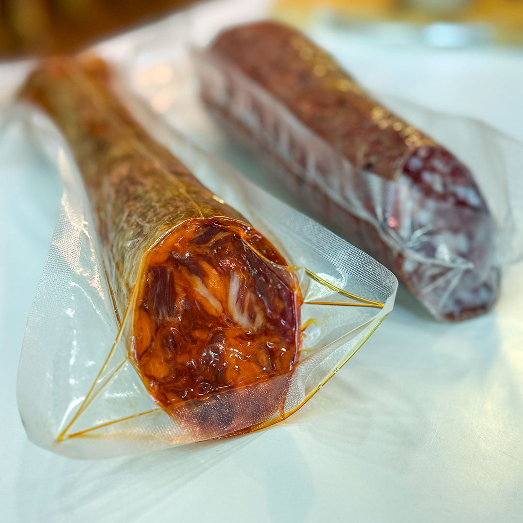 Pack ibérico de bellota Paco Heredia con chorizo y salchichón 100% ibéricos