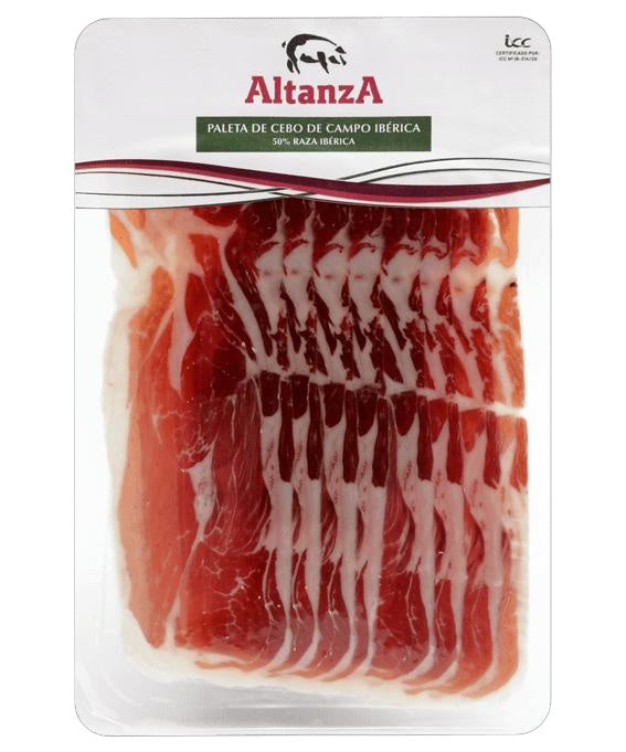 Ibérico-Vorderschinken aus Freilandhaltung — Altanza · 80 g Aufschnitt