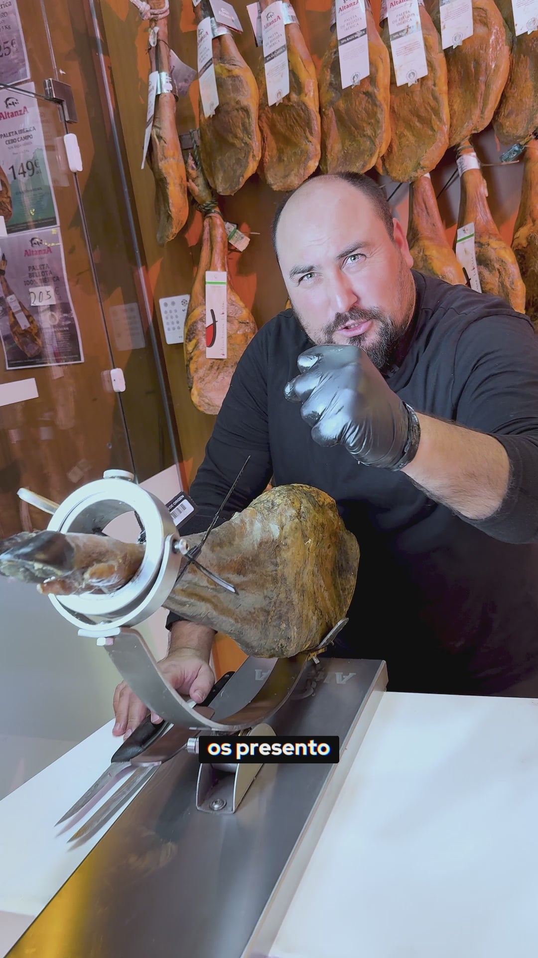 100% Iberian acorn-fed shoulder ham